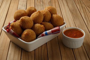 Brazlian Snack. Coxinha de frango