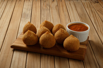 Brazlian Snack. Coxinha de frango