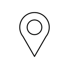 location pin icon vector