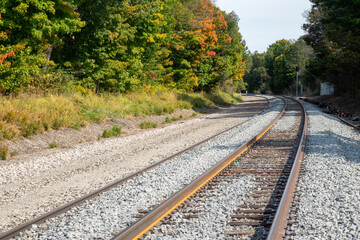 railway in the countryside