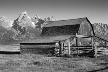 Obraz premium Moulton Barn in the Tetons