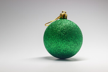 green christmas ball
