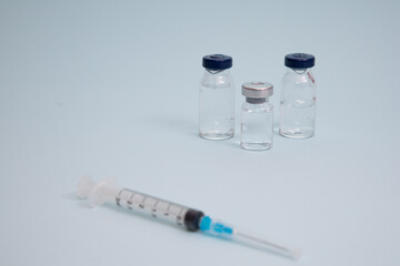 Vaccination Vaccine Syringe Injection Prevention Immunization Treatment Coronavirus Covid 19 Infectious Medicine Concept covid-19 vaccine disease preparing clinical trials vaccination medicine