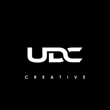 UDC Letter Initial Logo Design Template Vector Illustration