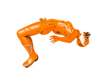 cyber soldier female being abducted