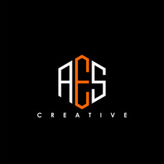 AES Letter Initial Logo Design Template Vector Illustration