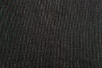 Fototapeta na wymiar Close up black jeans denim texture. Denim fabric background.
