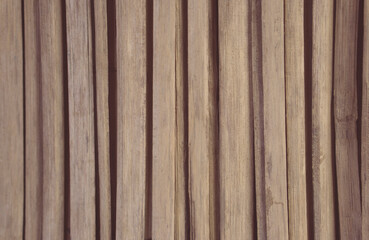 selective focus  brown bamboo  wooden texture  background