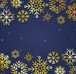 Fototapeta na wymiar set of snowflakes on purple background