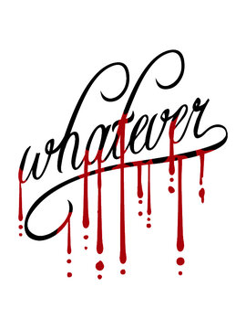 Blut Tropfen Whatever 