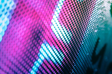 CloseUp LED blurred screen. LED soft focus background. abstract background ideal for design.