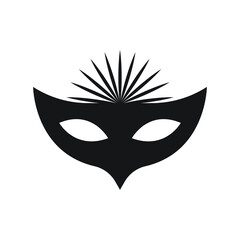 Mask icon design isolated on white background