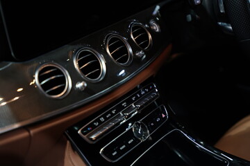 Modern car's interior design