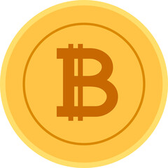 One bitcoin medal