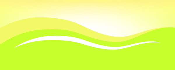 Green abstract curve pattern background