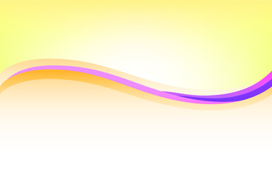 Yellow abstract background modern white background and space for text, vector, illustration