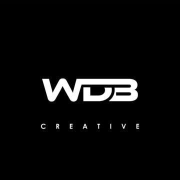 WDB Letter Initial Logo Design Template Vector Illustration