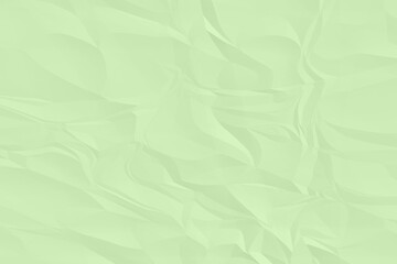 crumpled green paper background close up
