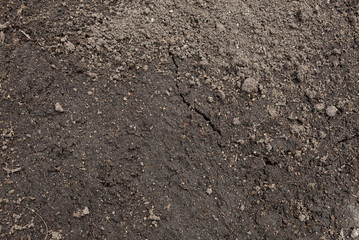 Close-up of soil texture background