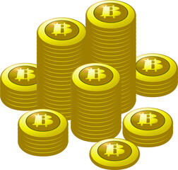 Bitcoin medals piled up a lot