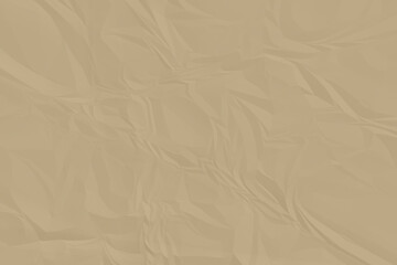 crumpled brown paper background close up