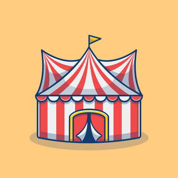 Carnival tent and Amusement park