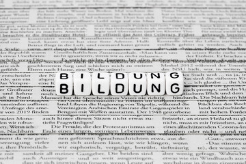Fototapeta premium Bildung
