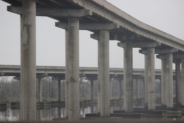 Road Highway Columns