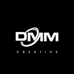 DMM Letter Initial Logo Design Template Vector Illustration