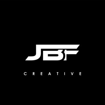 JBF Letter Initial Logo Design Template Vector Illustration