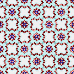 colorful symmetrical repeating patterns for textiles, ceramic tiles, wallpapers and designs. seamless image.