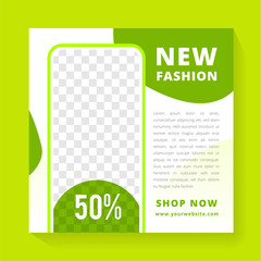 Suitable for social media post and web ads. Sale promotion and digital marketing for product fashion corporate, web banner, digital advertisement for instagram and whatsapp story. 