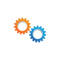 Gear Logo Template vector icon illustration design