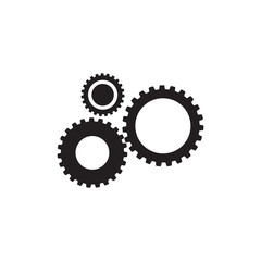 Gear Logo Template vector icon illustration design
