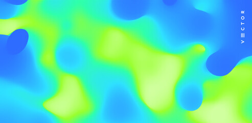 Abstract blurred color background. Trendy gradients. Vector illustration for advertising, marketing, presentation or screen. Fantasy digital art.