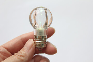 mini light bulb with hand