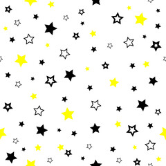 Seamless pattern with star. Holiday background. Vector illustration.