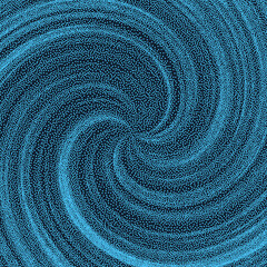 Abstract background with stipple effect. Rotation and swirling movement. Motion vector Illustration for advertising, marketing or presentation.