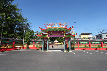 The Hok Tek Che Temple in Tanjung Pandan, Belitung Island, Indonesia.