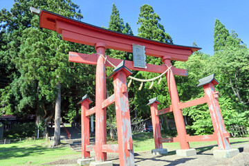 田沢湖　御座石神社