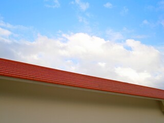 roof and blue sky