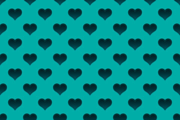 Fototapeta premium Hearts illustration