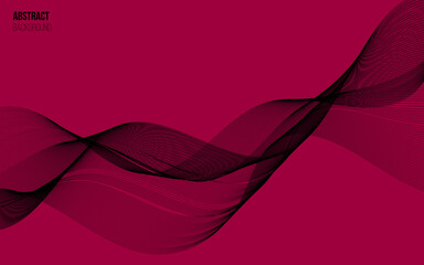 Abstract background with wave design element