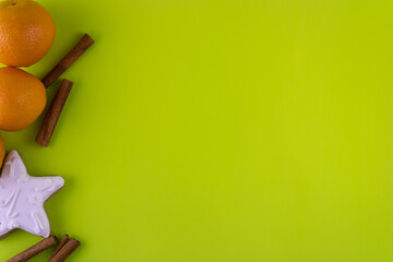 Tangerines cinnamon and gingerbread