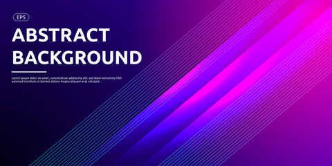 purple abstract shape with colorful gradient background	
