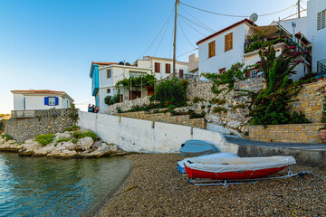Kokkari Village view in Samos Island
