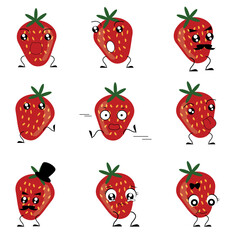 Emoticon of the strawberries.