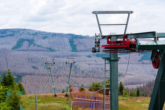 Saxony-Anhalt Trip near mountain calles BROCKEN with the cable car