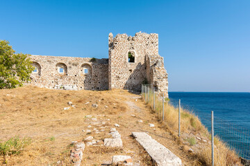 Fototapeta na wymiar Castle of Lykourgos Logothetis in Samos Island