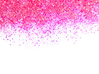 Blurred pink glitter